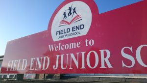 field end school sign